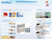 Tablet Screenshot of minhkygroup.com